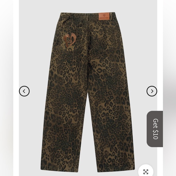 Aelfric Eden Leopard Print Jeans - Picture 3 of 3